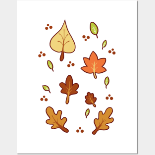 Autumn leafs Posters and Art